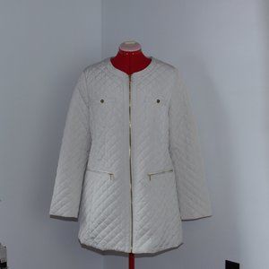 White Jones New York Quilted Puffer Jacket